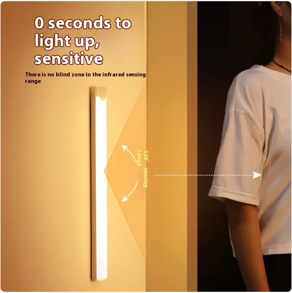 Smart Rechargeable Motion Sensor LED Light – Magnetic Wireless Cabinet Light