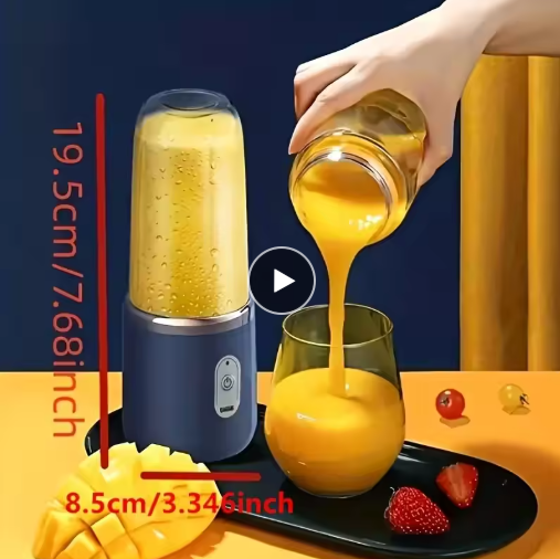 6-Blade Portable USB Blender