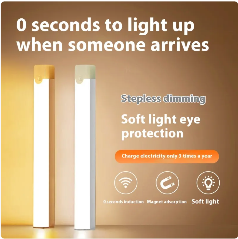 Smart Rechargeable Motion Sensor LED Light – Magnetic Wireless Cabinet Light