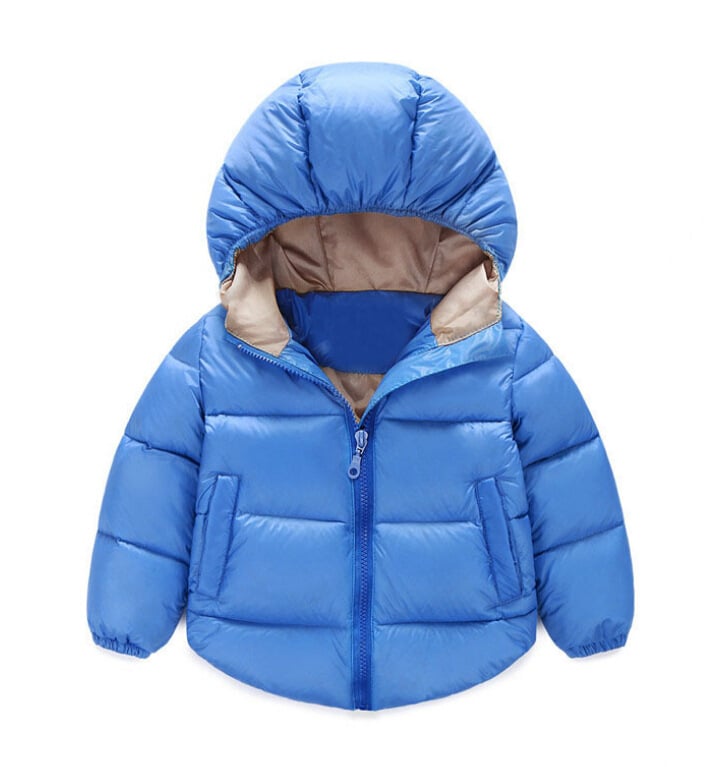 Kids Warm Hooded Puffer Jacket – Winter Collection