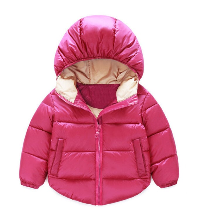 Kids Warm Hooded Puffer Jacket – Winter Collection