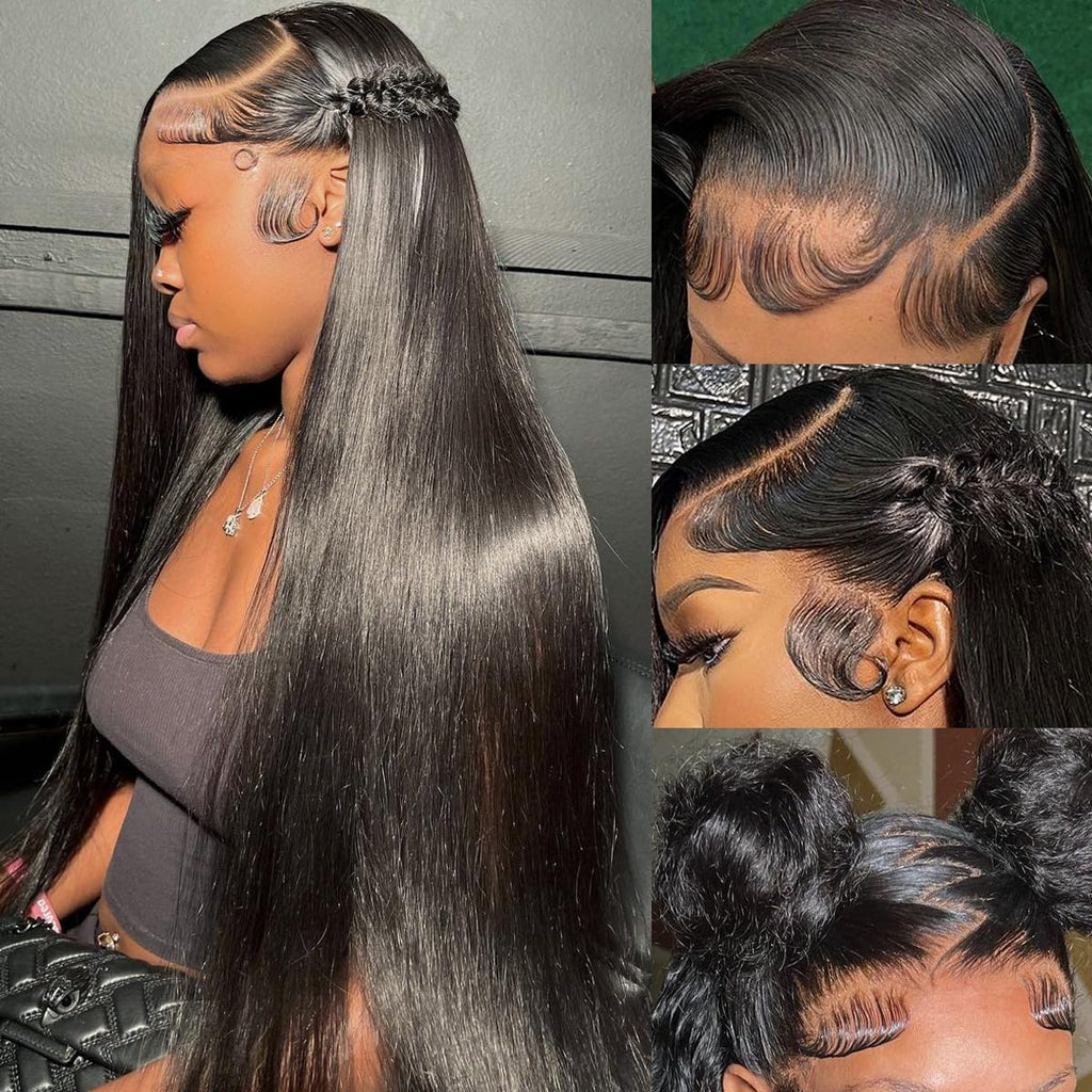 20"  Straight  13x4  Lace  Human  Hair  Wig