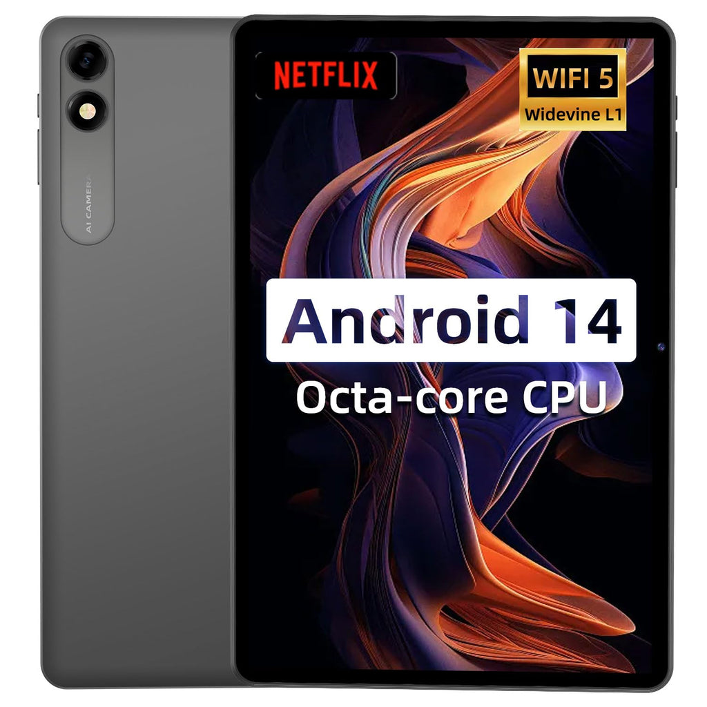 BrightCart 10.1" Android 14 Tablet-64GB Octa-Cora,WiFi