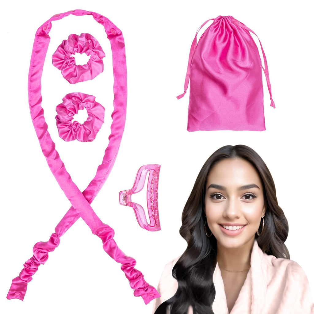 Satin Heatless Curling Set