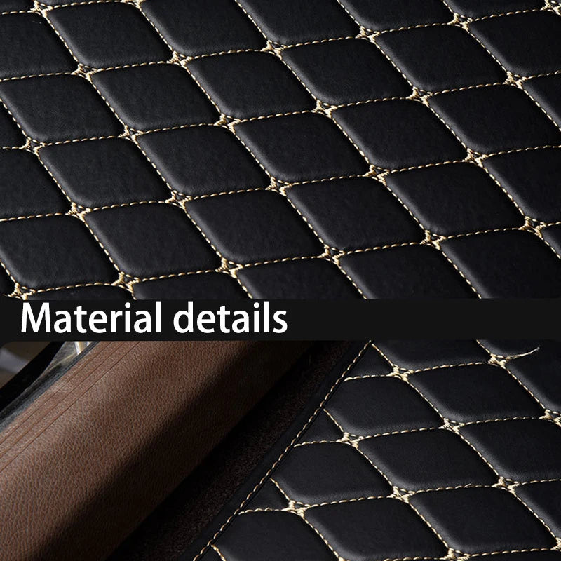 Universal 5-Piecs Waterproof PU  Leather Car Floor Mats
